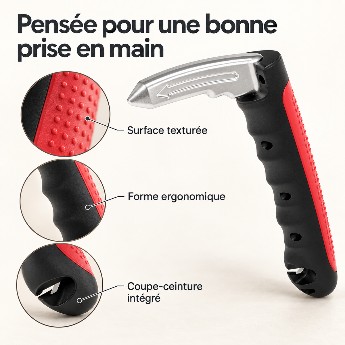 Un appui pour sortir de voiture.
